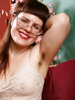 Olivia Hairy Blonde Bush